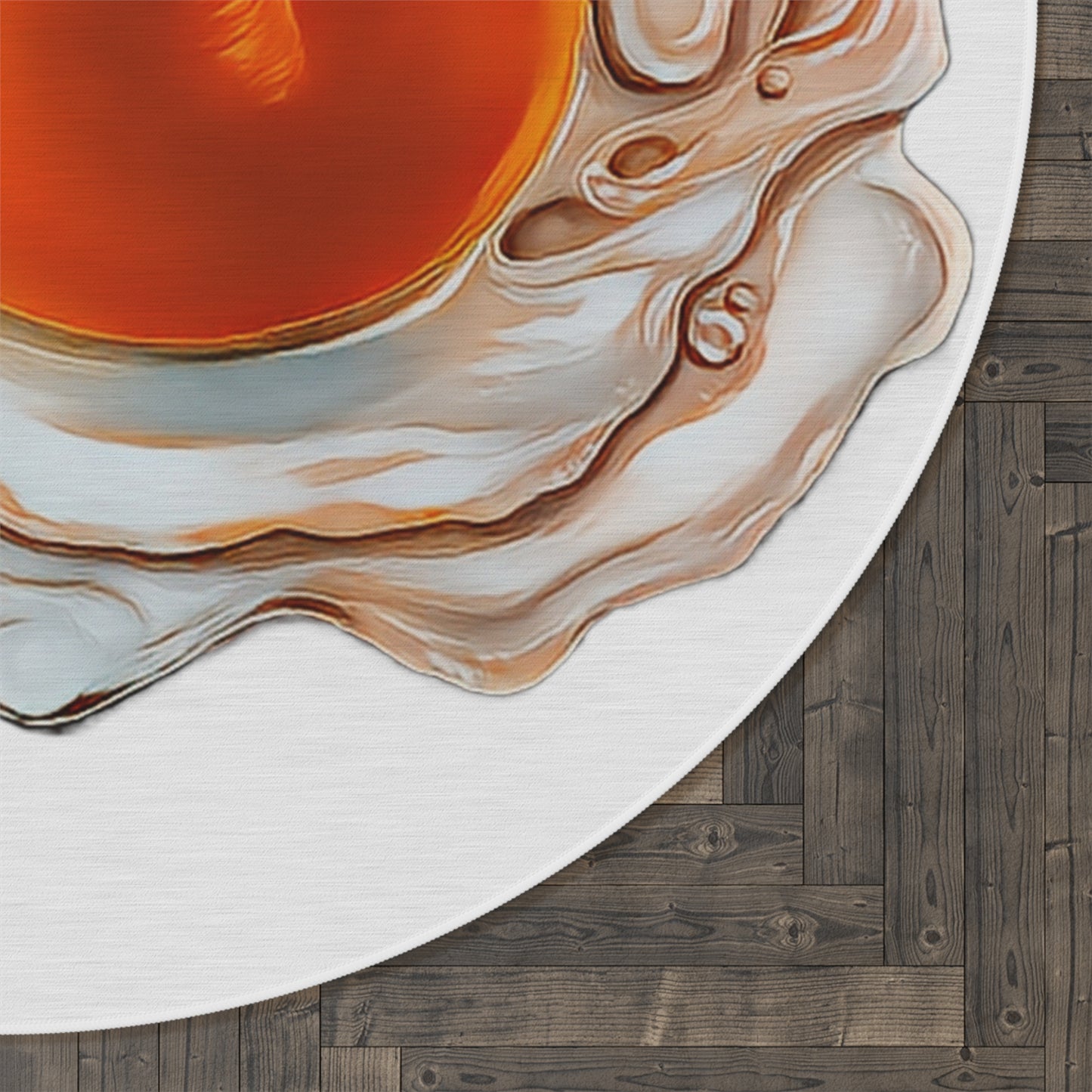 Egg Design Round Rug