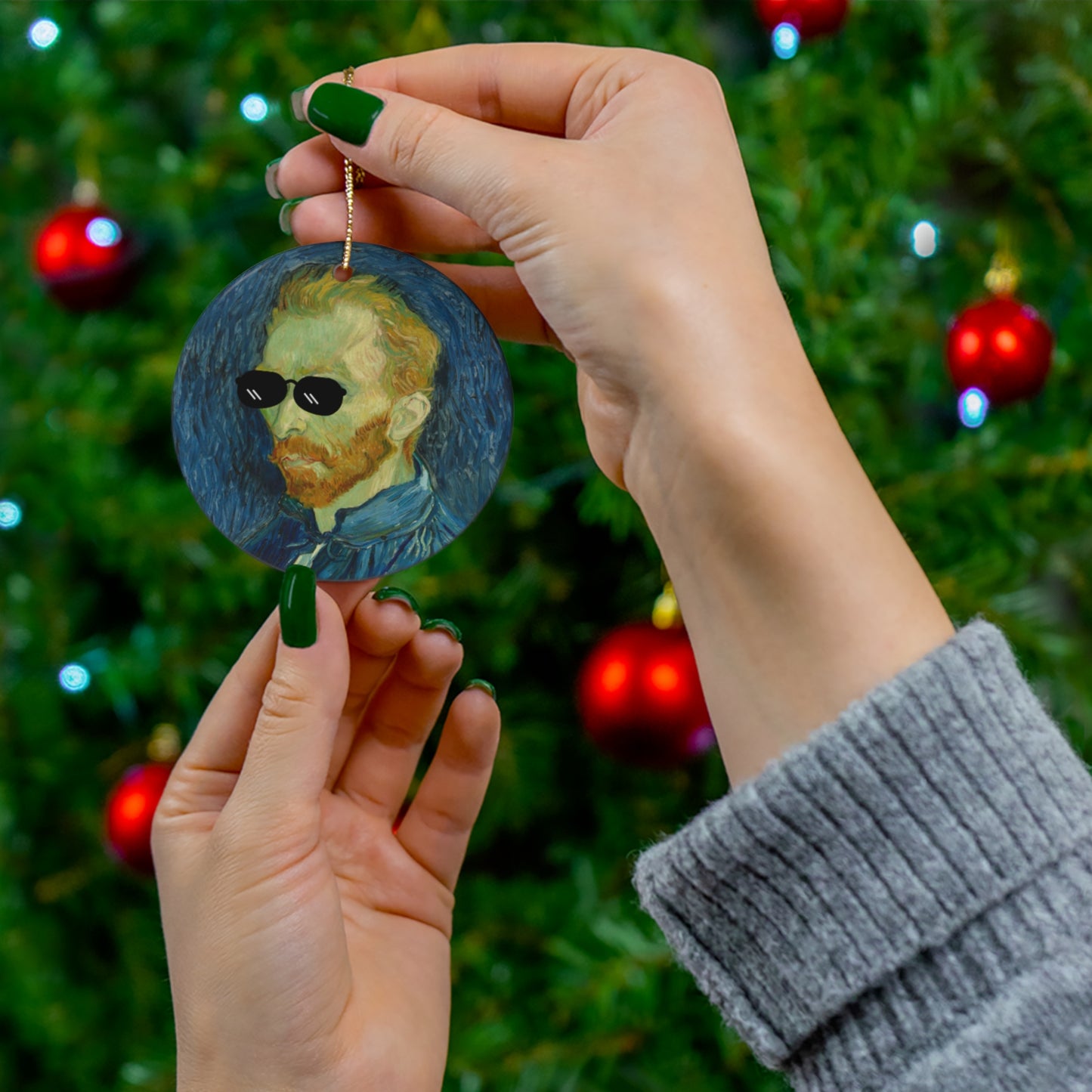 Gogh Ornament, 4 Shapes