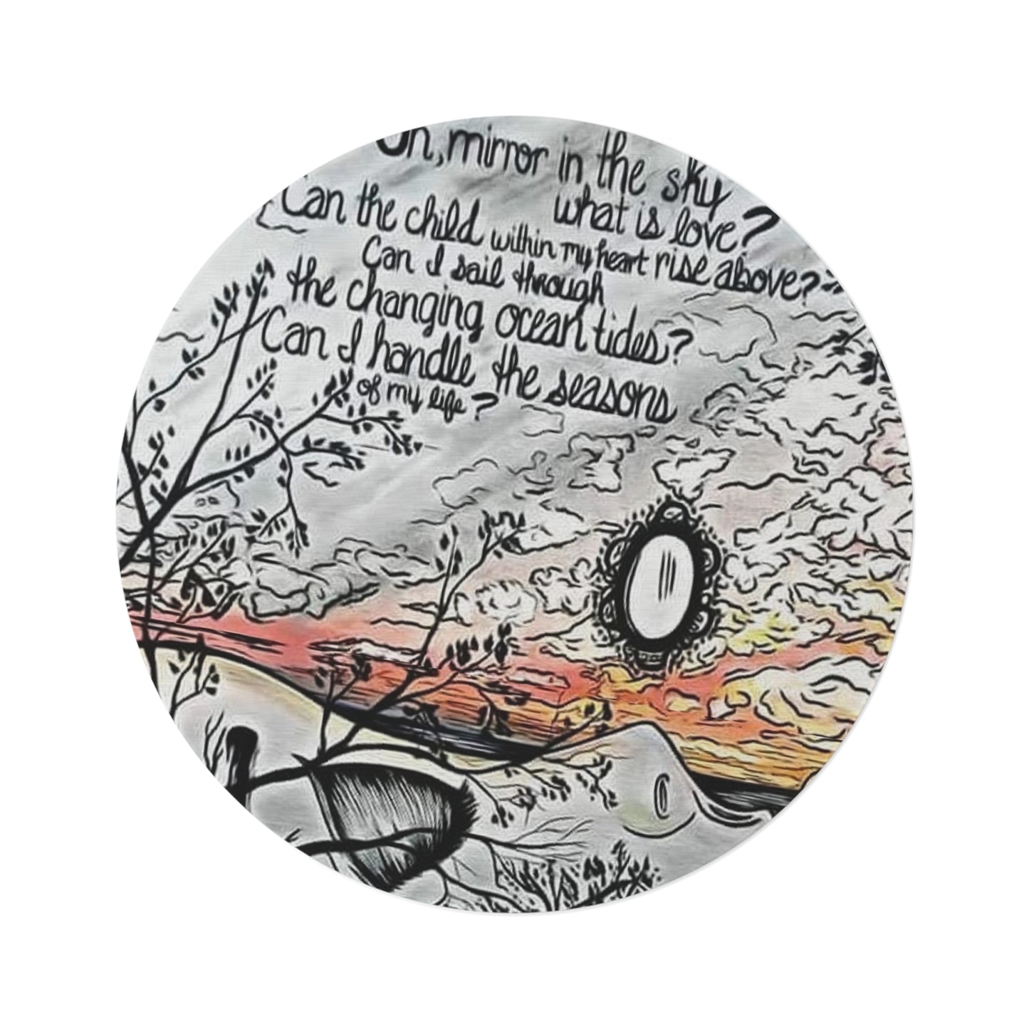 Landslide Fleetwood Mac Round Rug