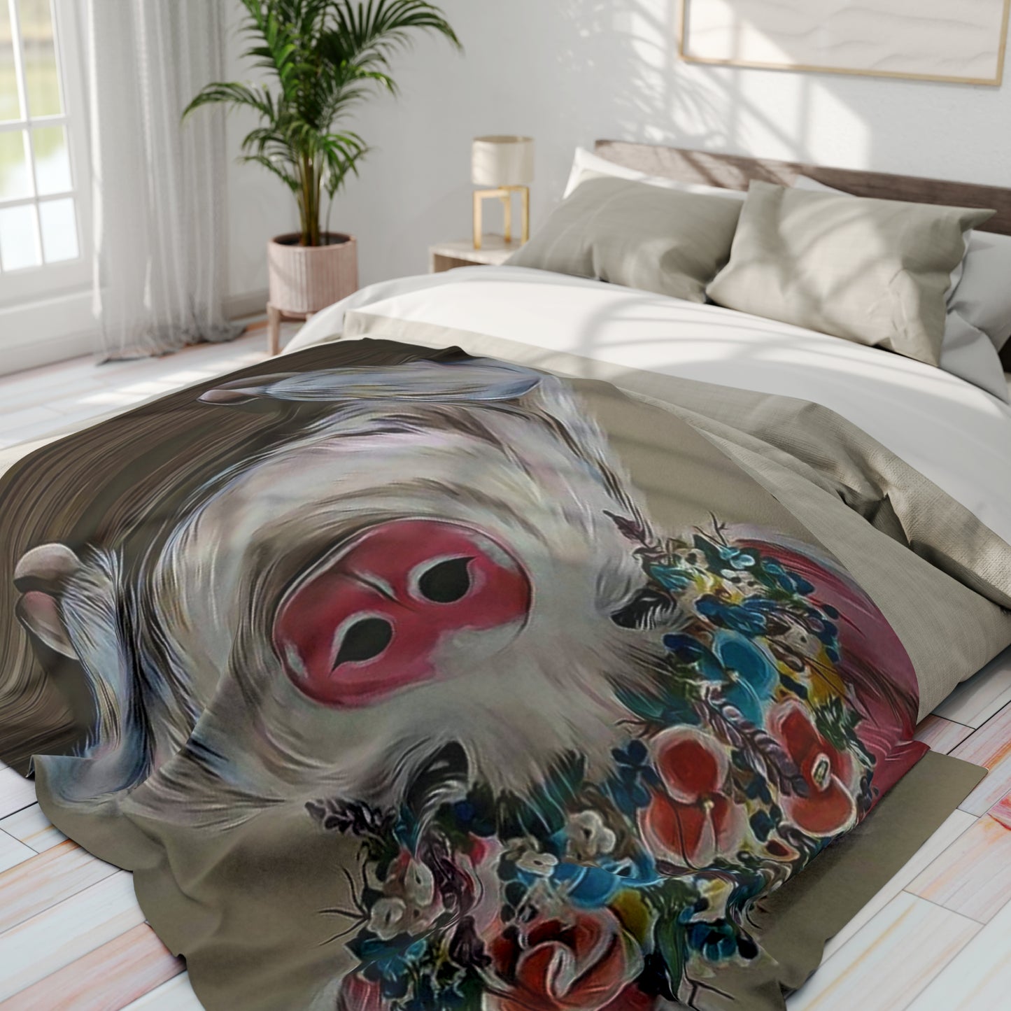 Pig Fleece Blanket