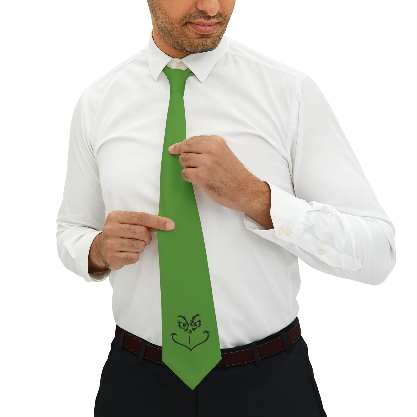 Grinch Christmas Necktie