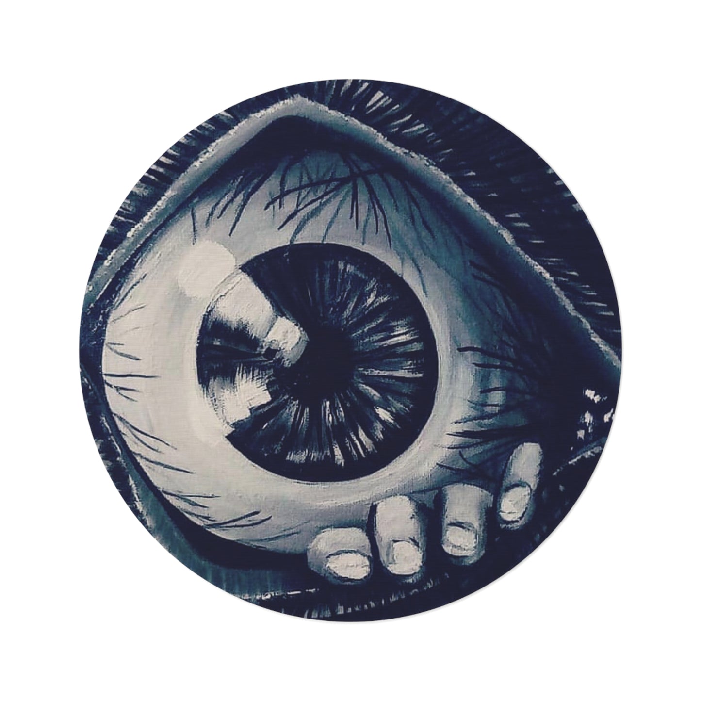 Eye See You Round Rug