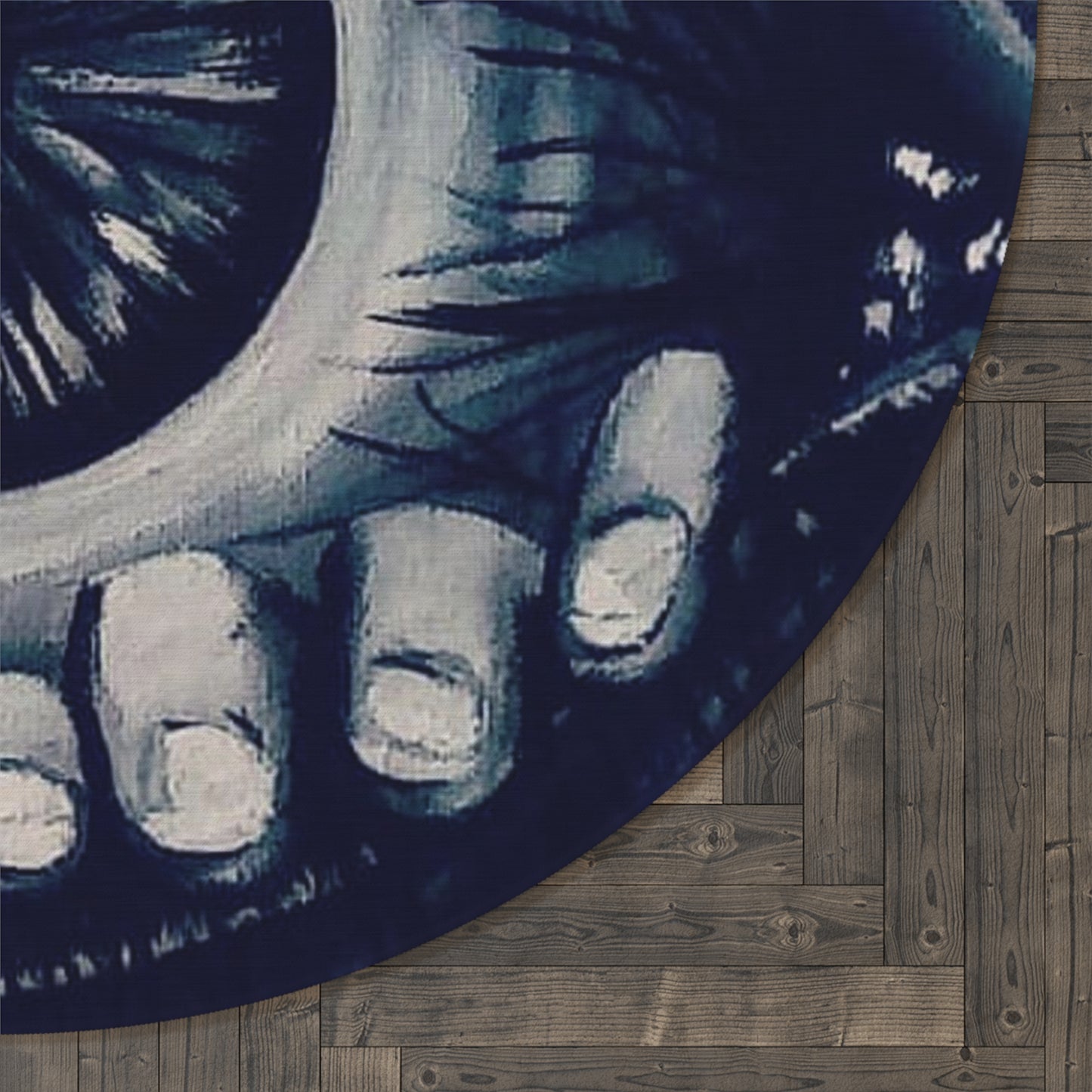 Eye See You Round Rug