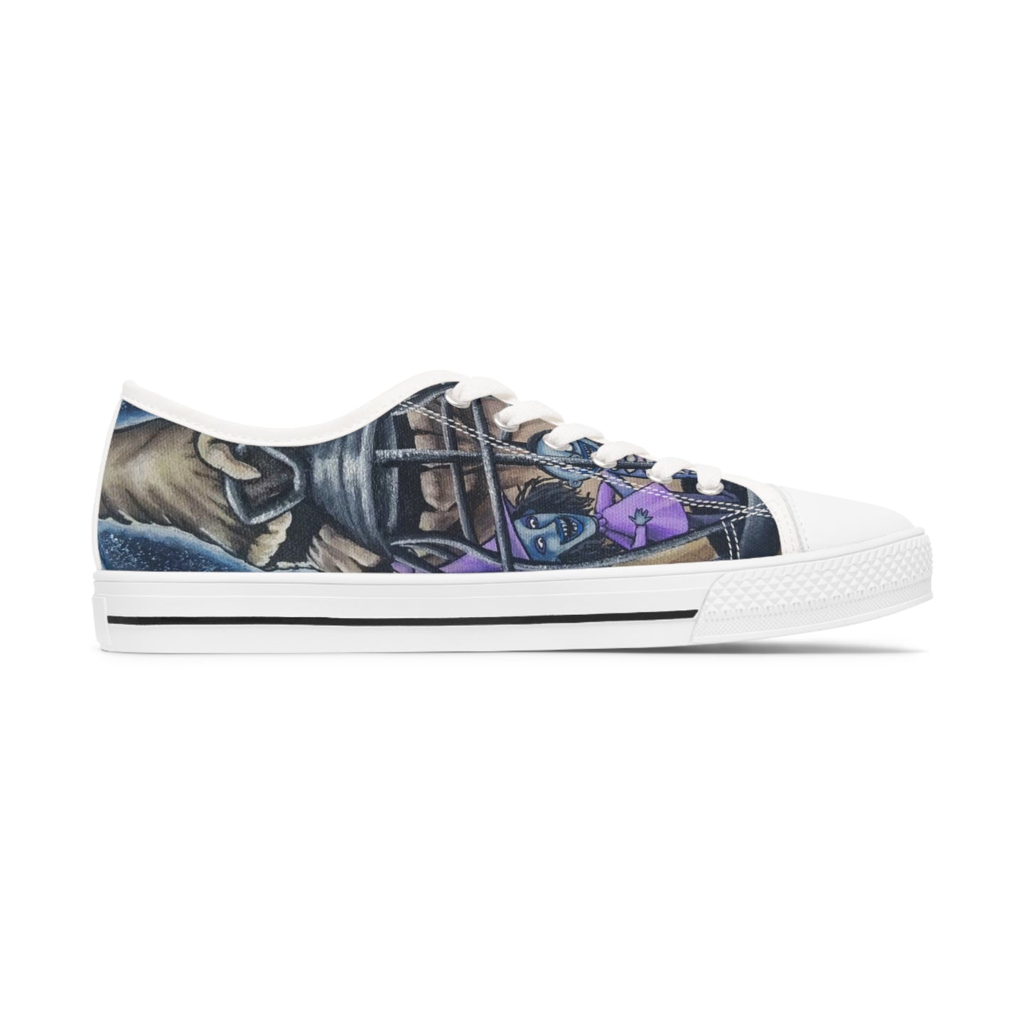 Nightmare Halloween Women's Low Top Sneakers