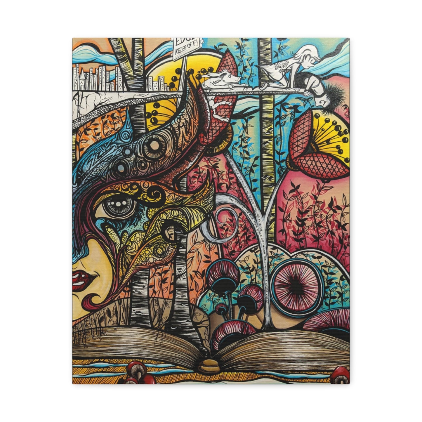 Where The Sidewalk Ends Painting