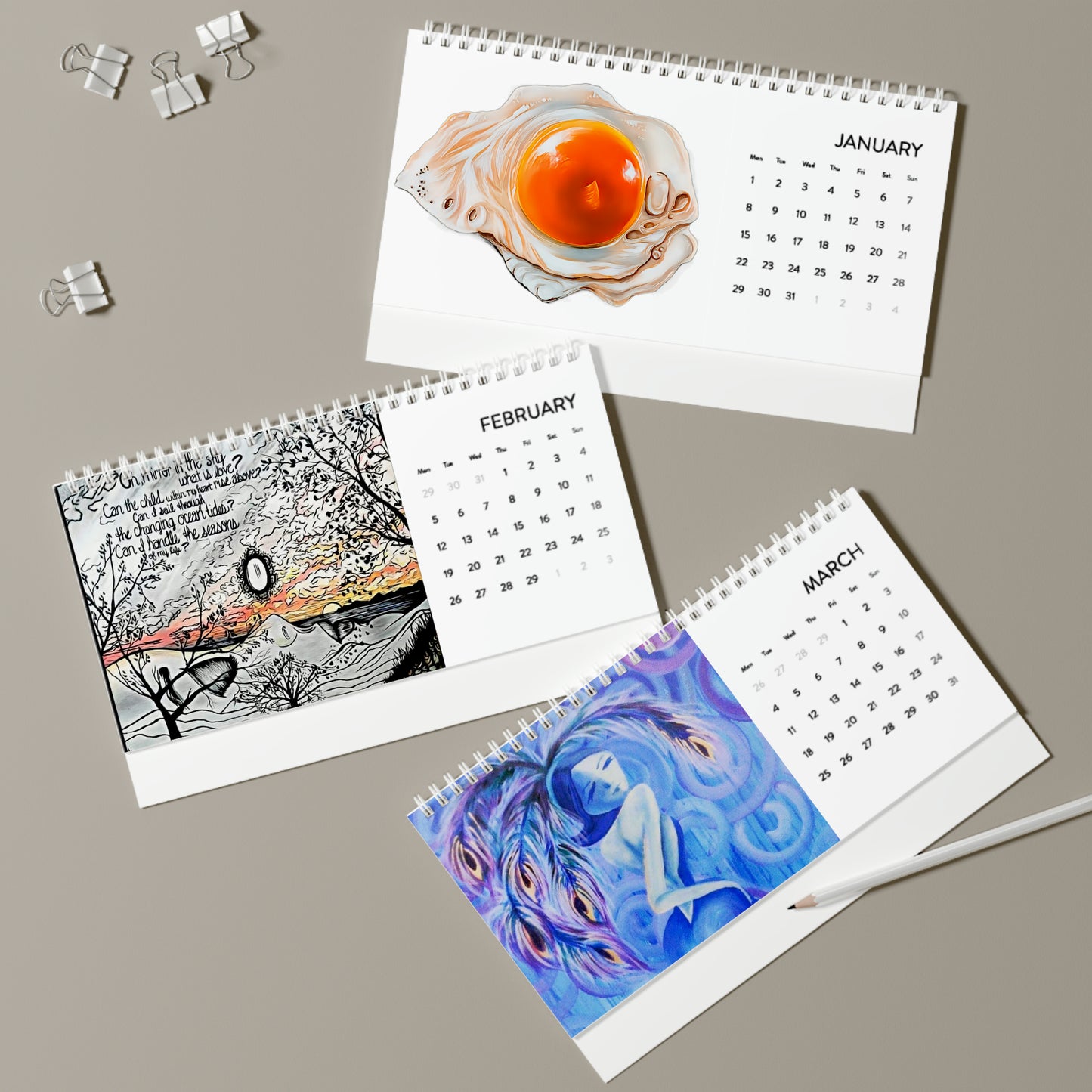 Cor Creations Desk Calendar 2024