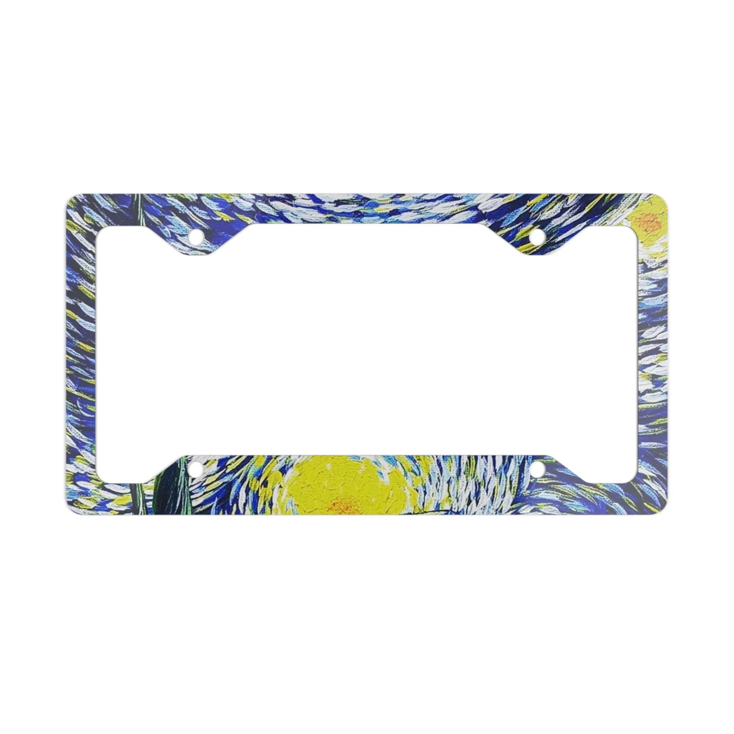 Starry License Plate Frame