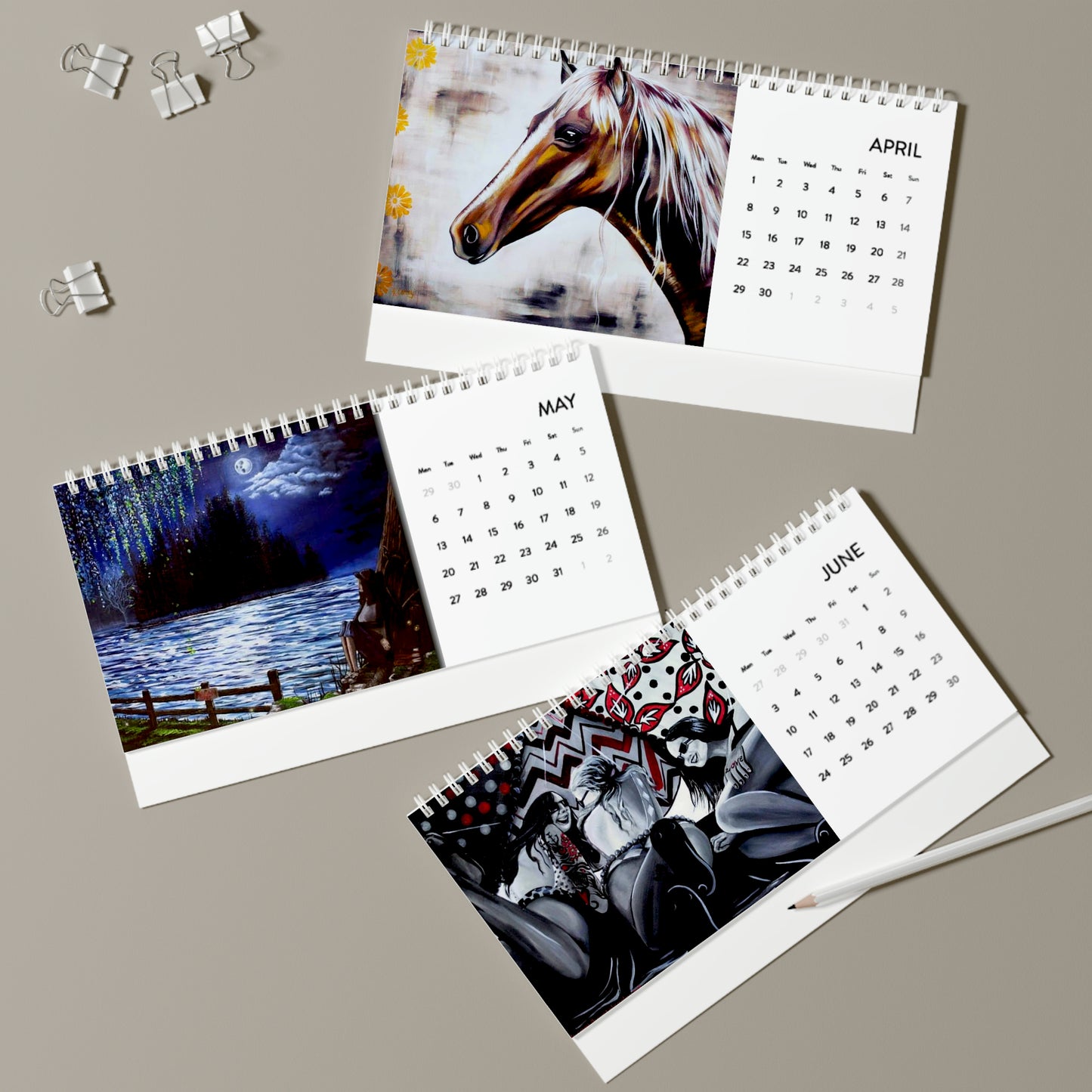 Cor Creations Desk Calendar 2024