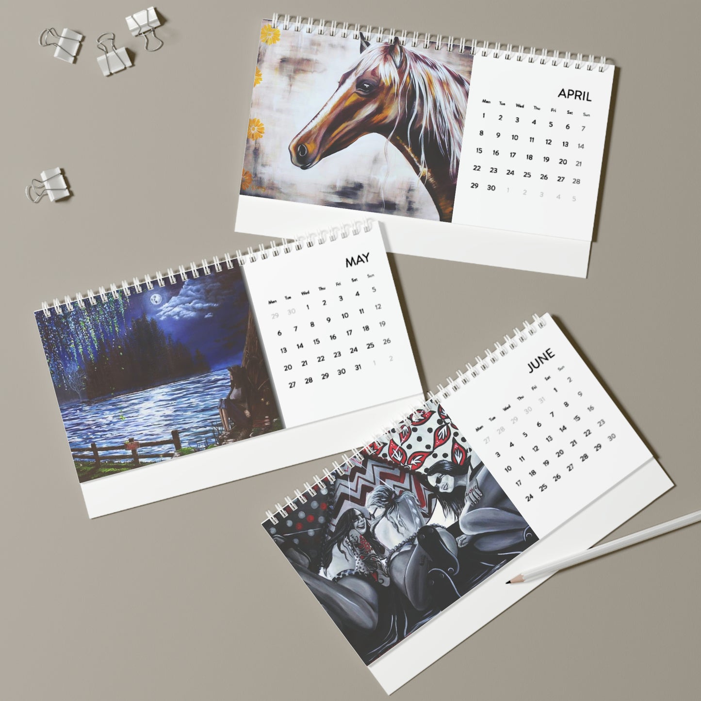 Cor Creations Desk Calendar 2024