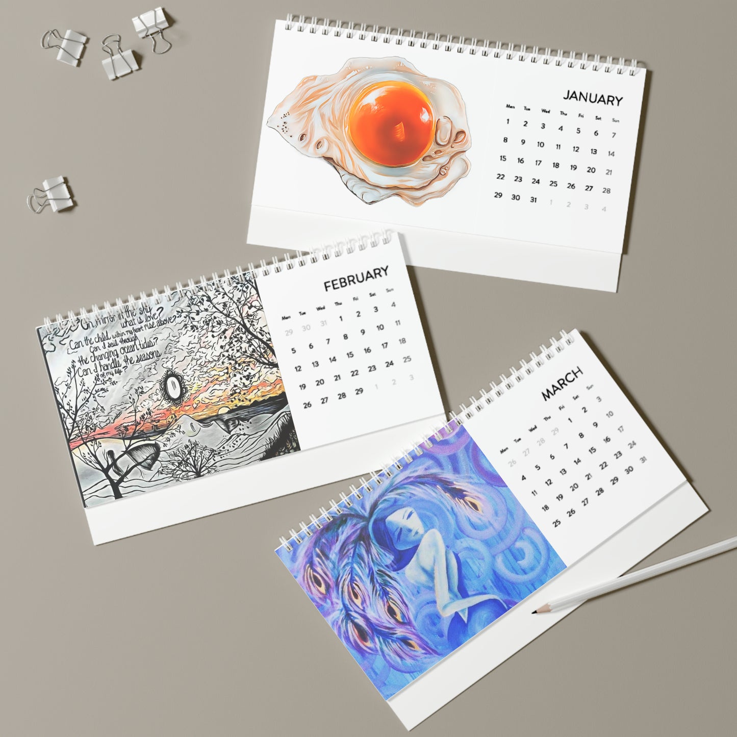 Cor Creations Desk Calendar 2024