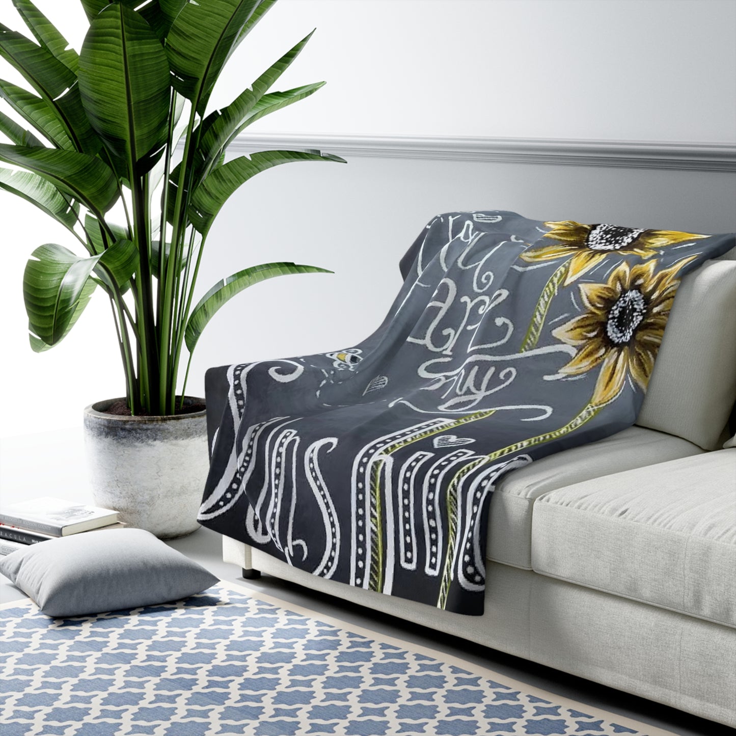 Sunflower Fleece Blanket