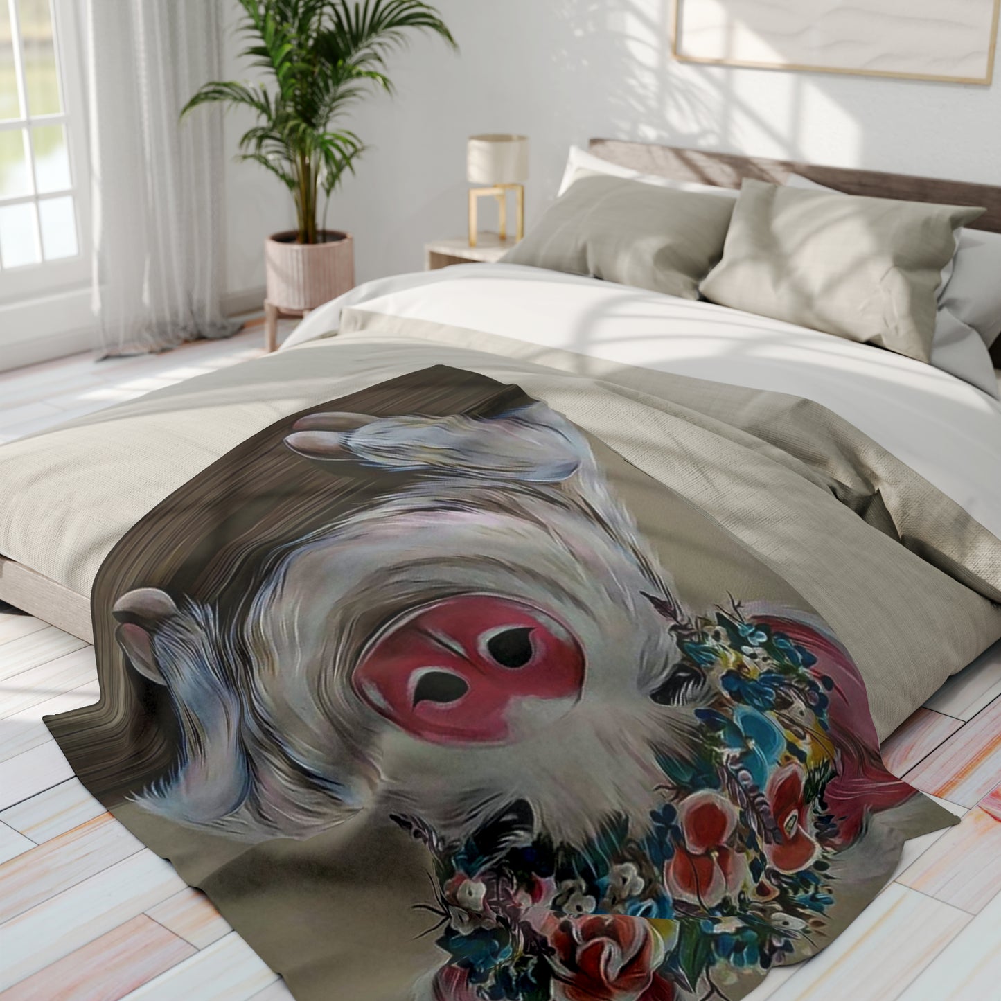 Pig Fleece Blanket