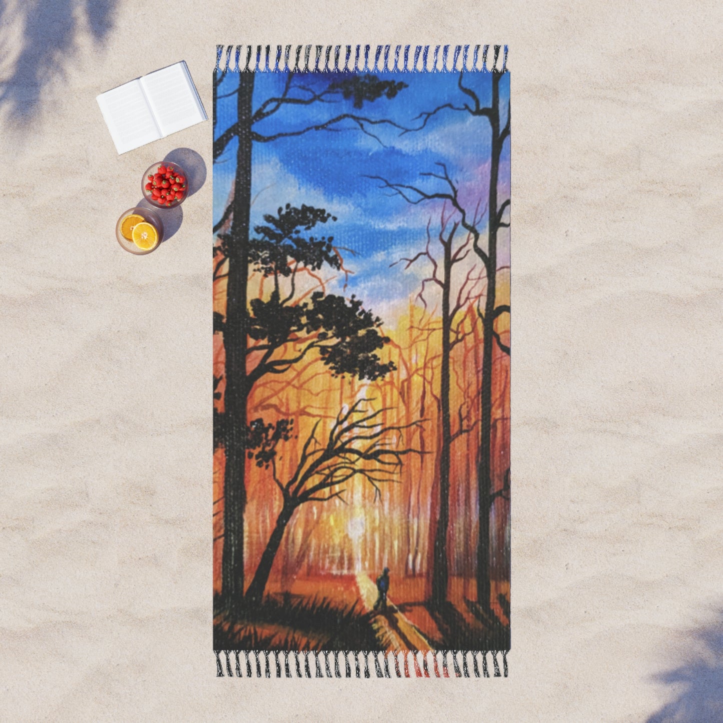 Boho Sunrise Beach Cloth