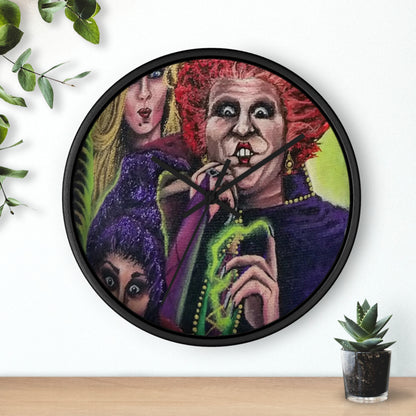 Tis Time! Hocus Pocus Wall Clock