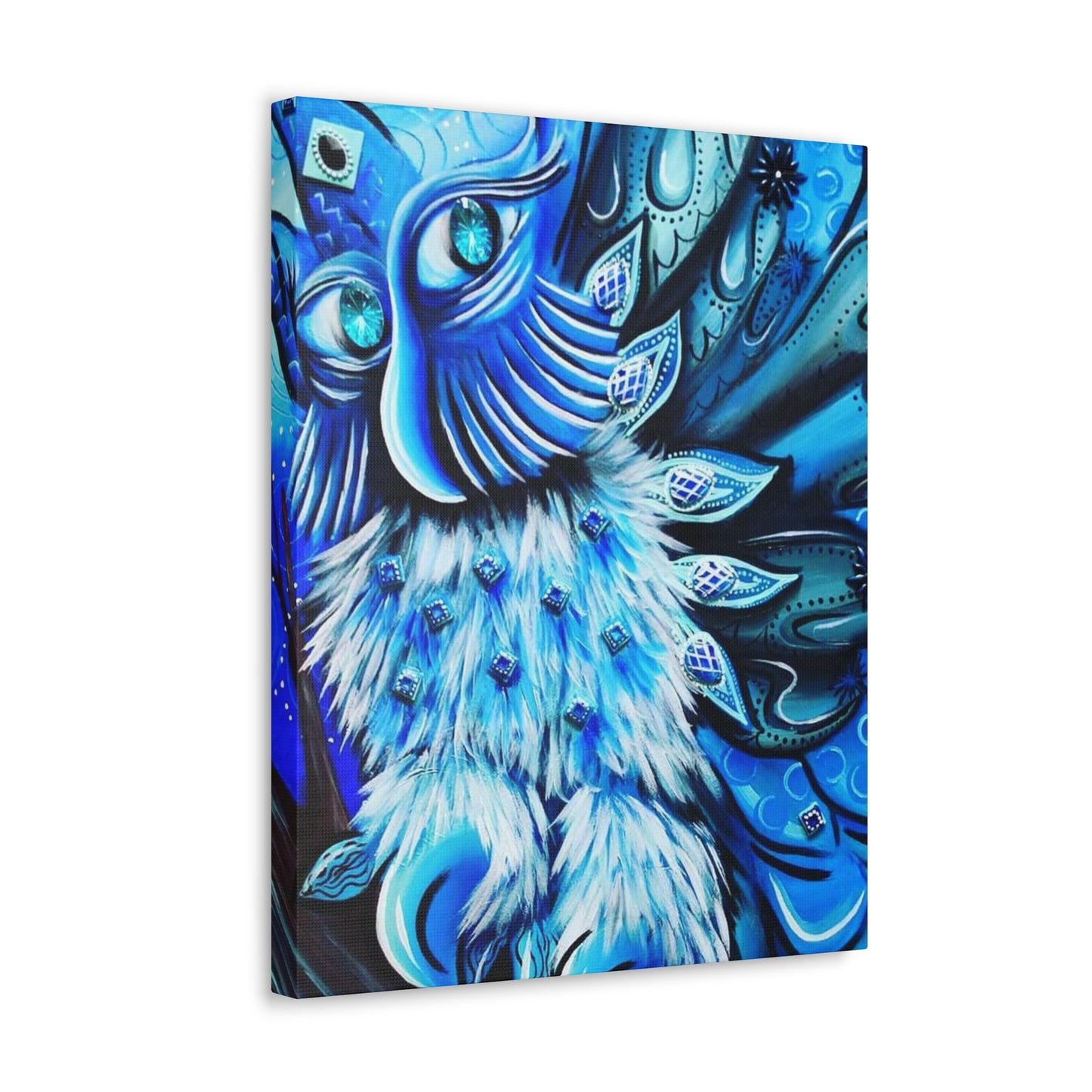 Blue Owl Love Painting