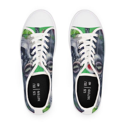 The Ghost With The Most - Low Top Sneakers