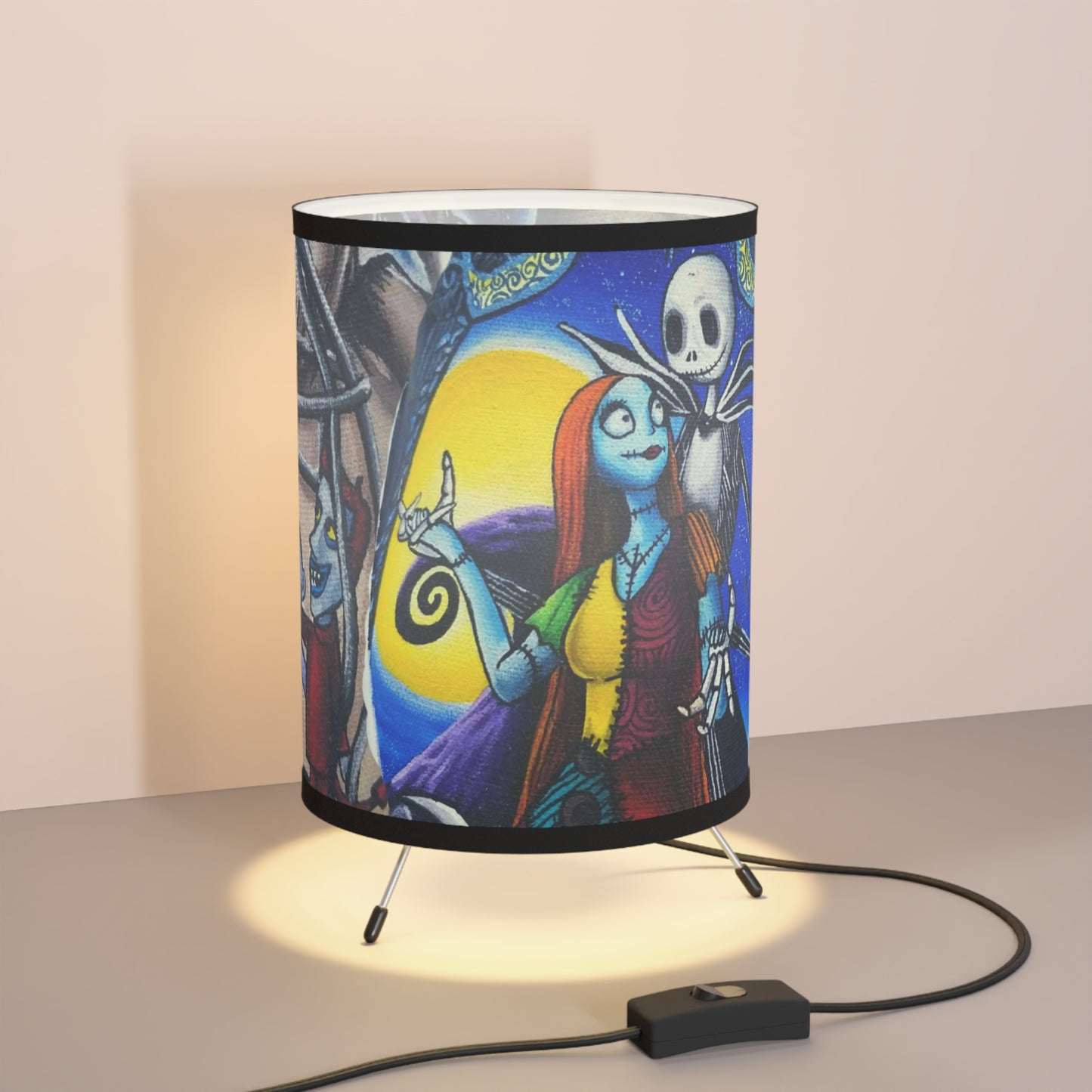 Nightmare Halloween Tripod Lamp