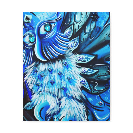 Blue Owl Love Painting