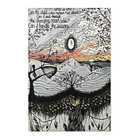 Fleetwood Mac Landslide Lyrics Area Rug