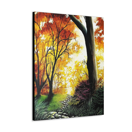 Autumn Landscape Canvas Wrap