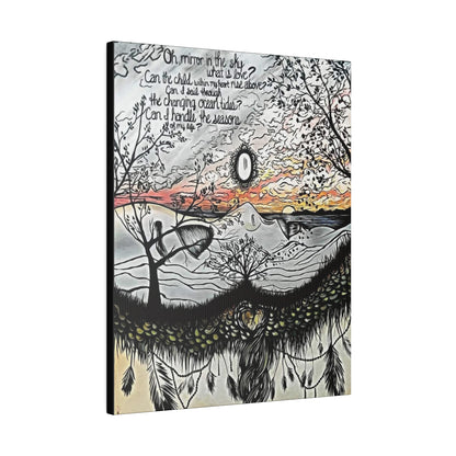 Landslide Lyrics Painting