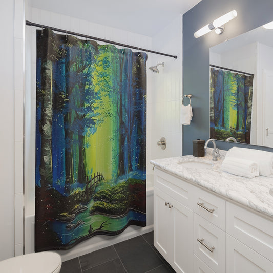 Lil Frog Shower Curtains