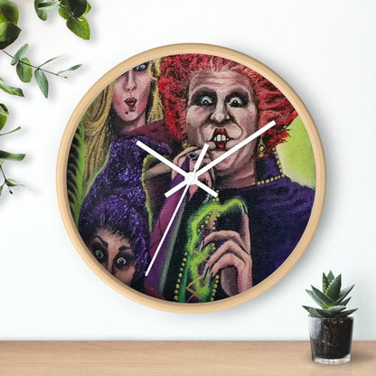 Tis Time! Hocus Pocus Wall Clock
