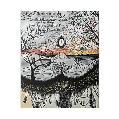 Landslide Lyrics Painting