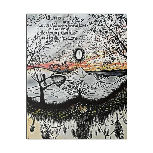 Landslide Lyrics Painting