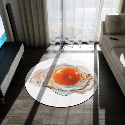 Egg Design Round Rug