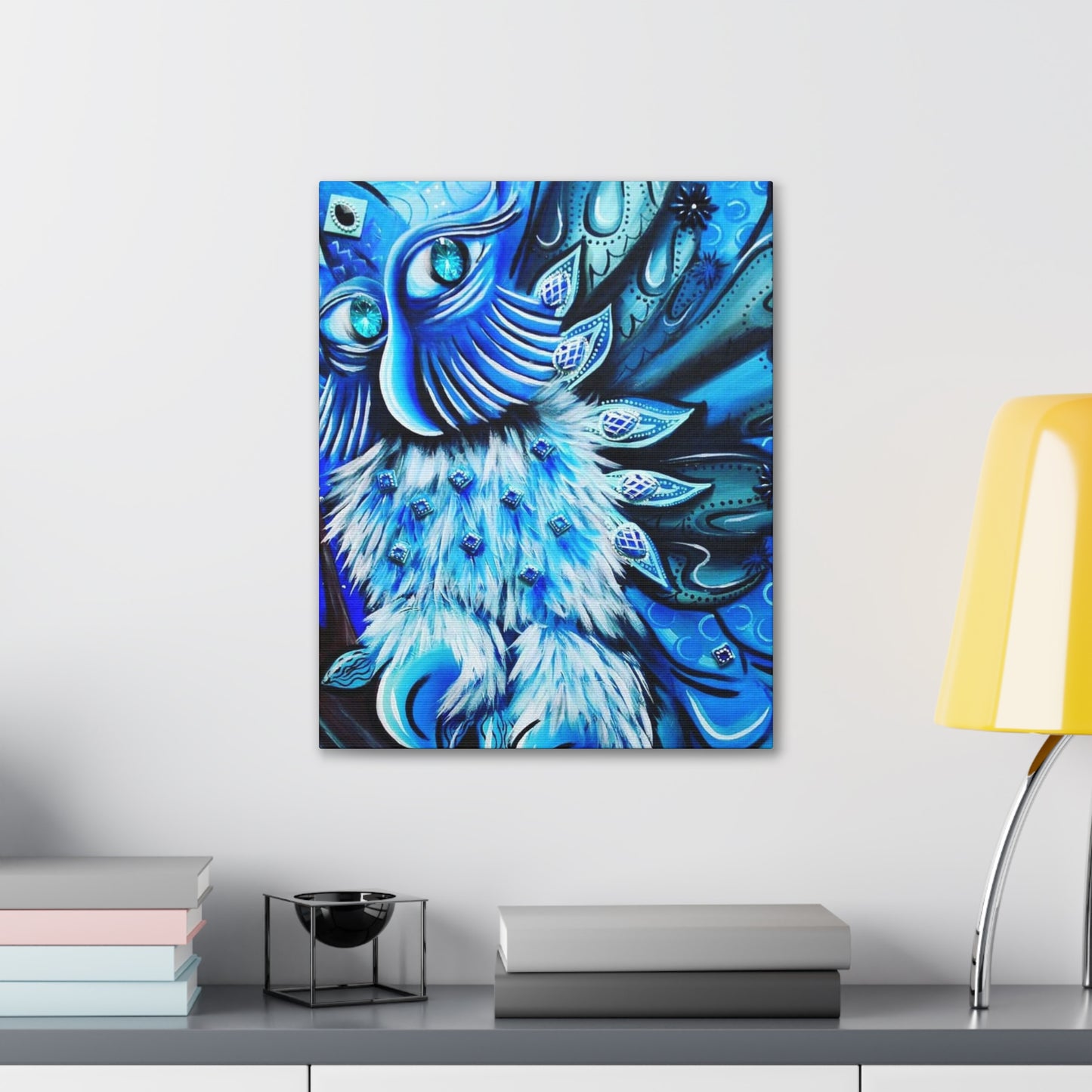 Blue Owl Love Painting