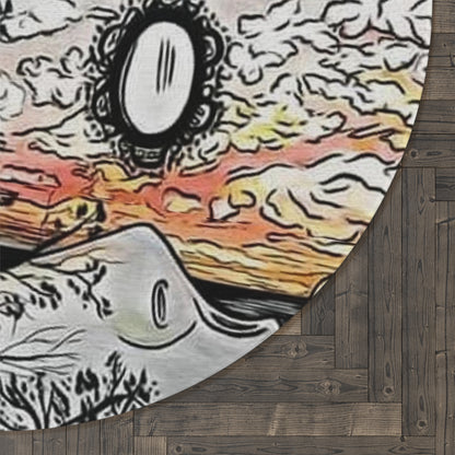 Landslide Fleetwood Mac Round Rug