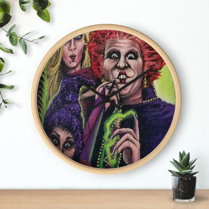 Tis Time! Hocus Pocus Wall Clock