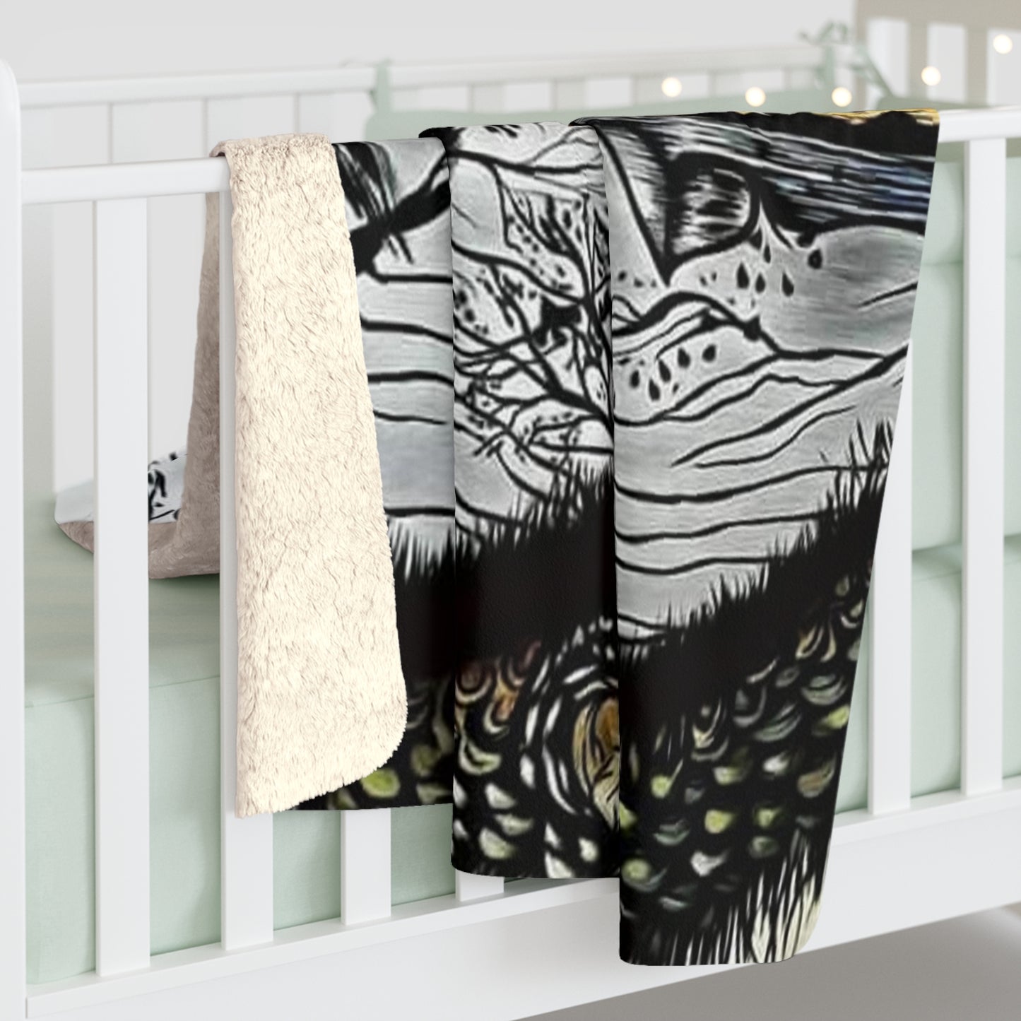 Landslide Sherpa Fleece Blanket