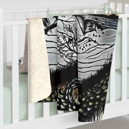 Landslide Sherpa Fleece Blanket