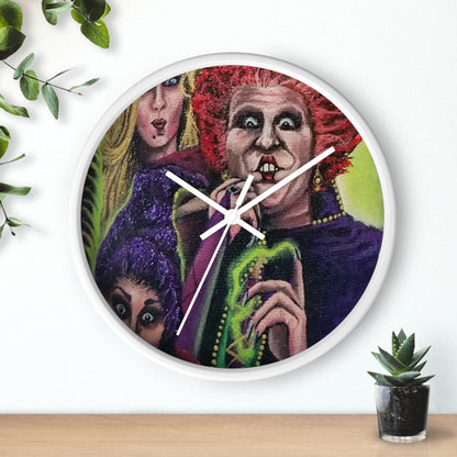 Tis Time! Hocus Pocus Wall Clock