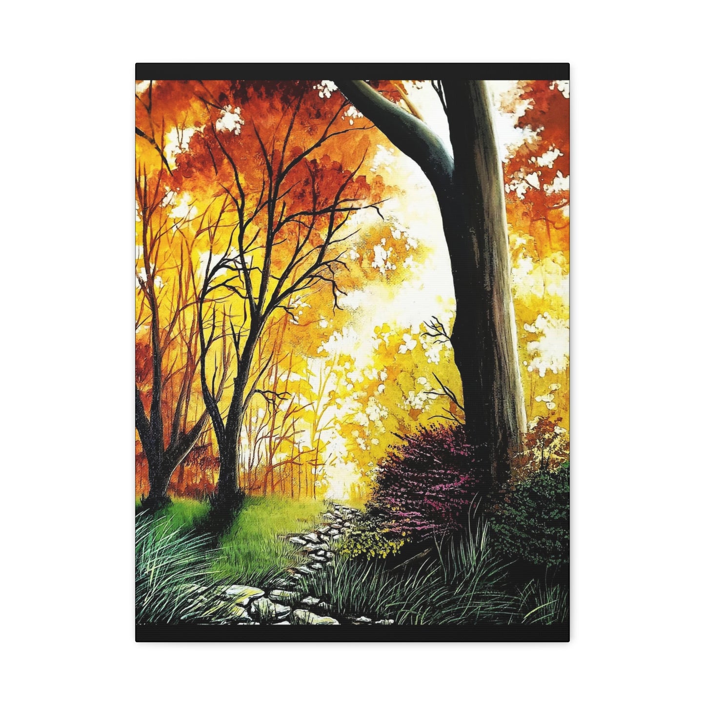 Autumn Landscape Canvas Wrap