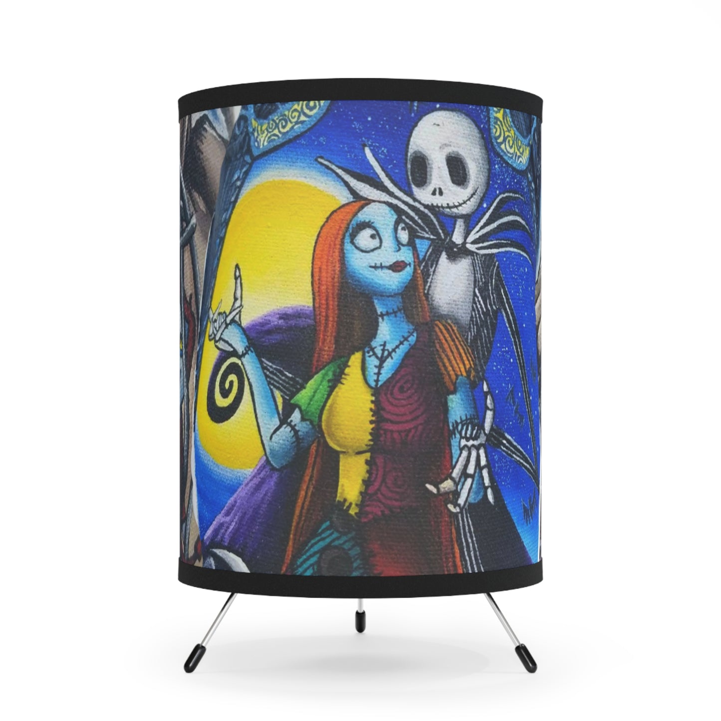 Nightmare Halloween Tripod Lamp