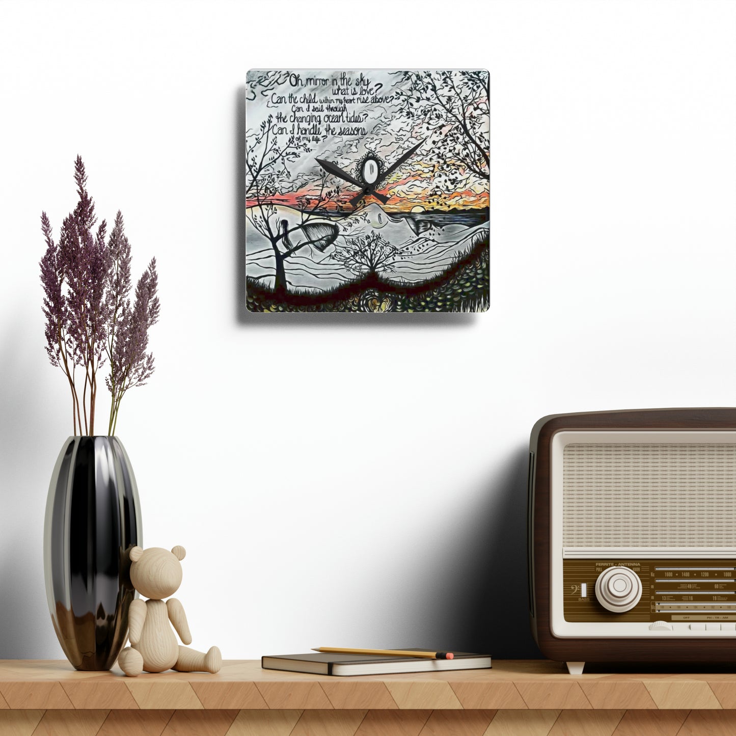 Landslide Wall Clock