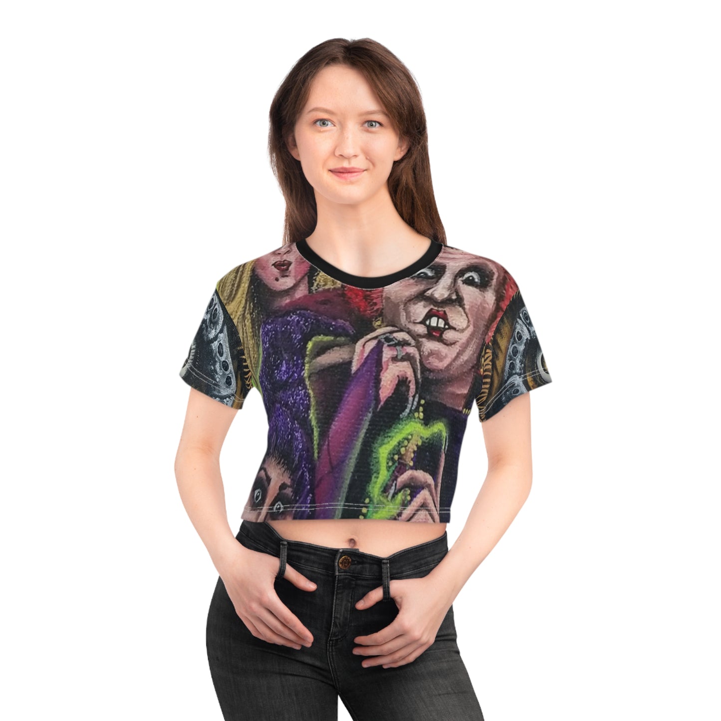 Witches Halloween Crop Tee