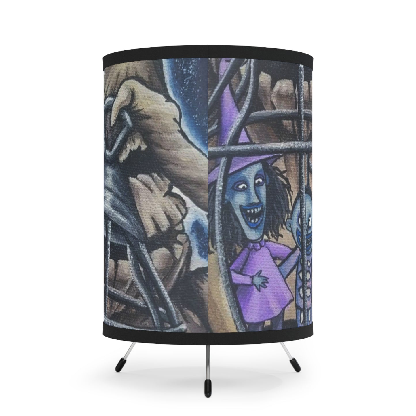 Nightmare Halloween Tripod Lamp