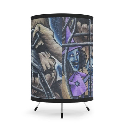 Nightmare Halloween Tripod Lamp