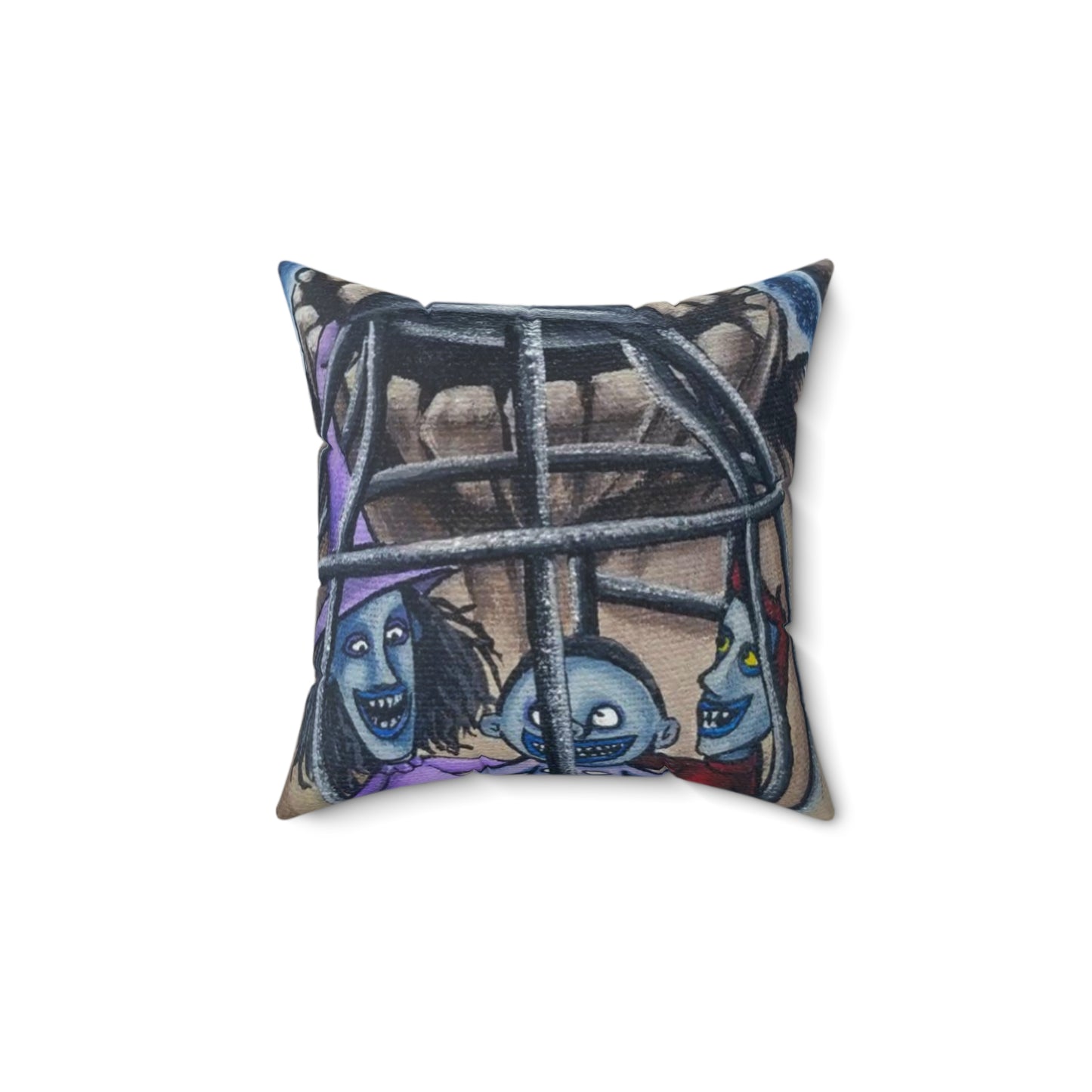 Nightmare Halloween Square Pillow