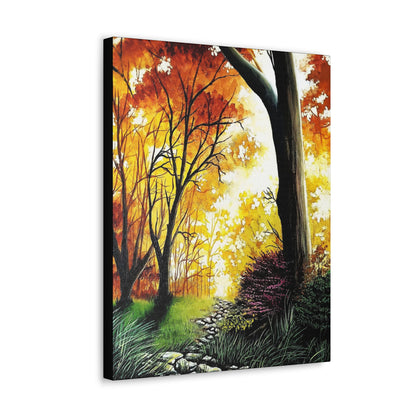 Autumn Landscape Canvas Wrap