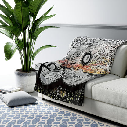 Landslide Sherpa Fleece Blanket