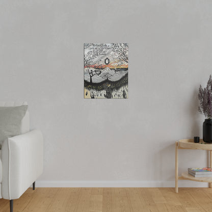 Landslide Lyrics Painting
