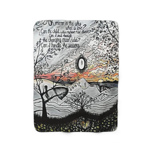 Landslide Sherpa Fleece Blanket