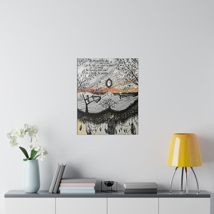 Landslide Lyrics Painting
