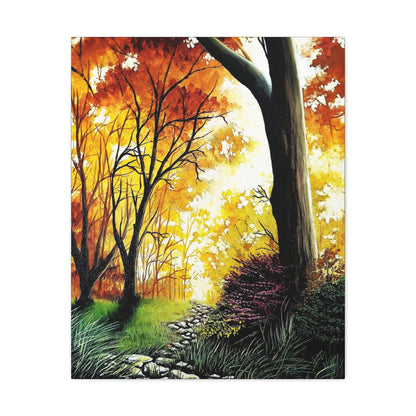 Autumn Landscape Canvas Wrap